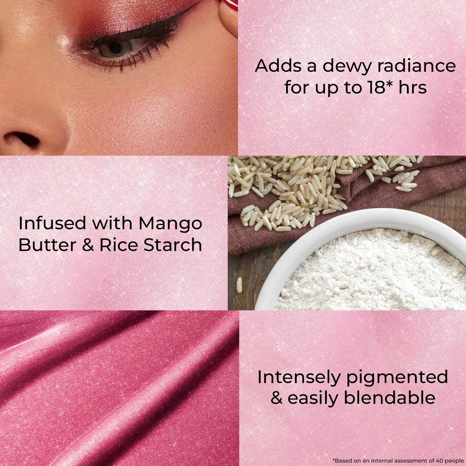 Halo Glow Blush Drops with Mango Butter and Rice Starch - 10 ml