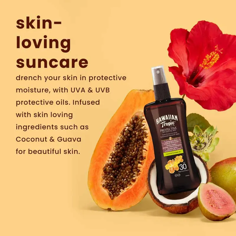 Hawaiian Tropic Protective Spray Oil Mist SPF 30