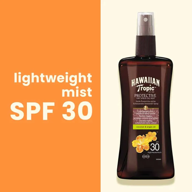 Hawaiian Tropic Protective Spray Oil Mist SPF 30