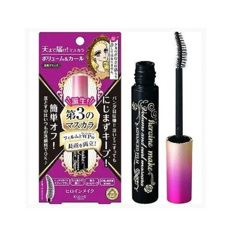 KISS ME Heroine Make Volume & Curl Mascara Advanced Film 6g