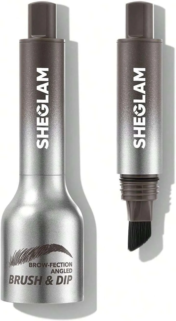 SHEGLAM SHE GLAM Brow-Fection Angled Brush & Dip- Espresso Hair-Like Strokes Liquid Eyebrow Gel Pen Easy To Color Long Lasting Quick Drying Natural Shaping Outlining Filling Eyebrow Makeup,1.2 ml